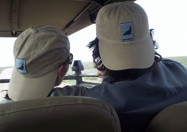 Ben and Laura on a game drive in 2006.
